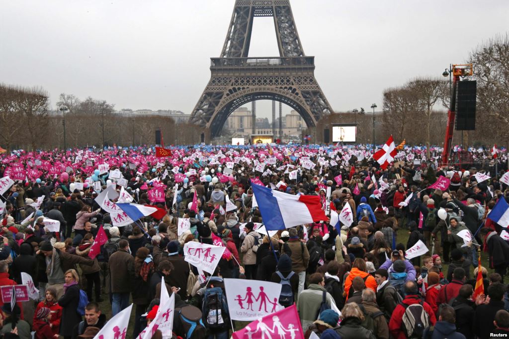 Il popolo di Francia contro i matrimoni gay: Europa risvegliati! 1