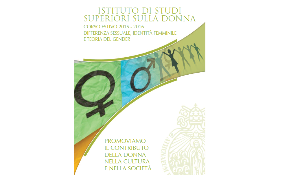 “Differenza sessuale, identità femminile e teoria del gender ”: un corso estivo di studi 1