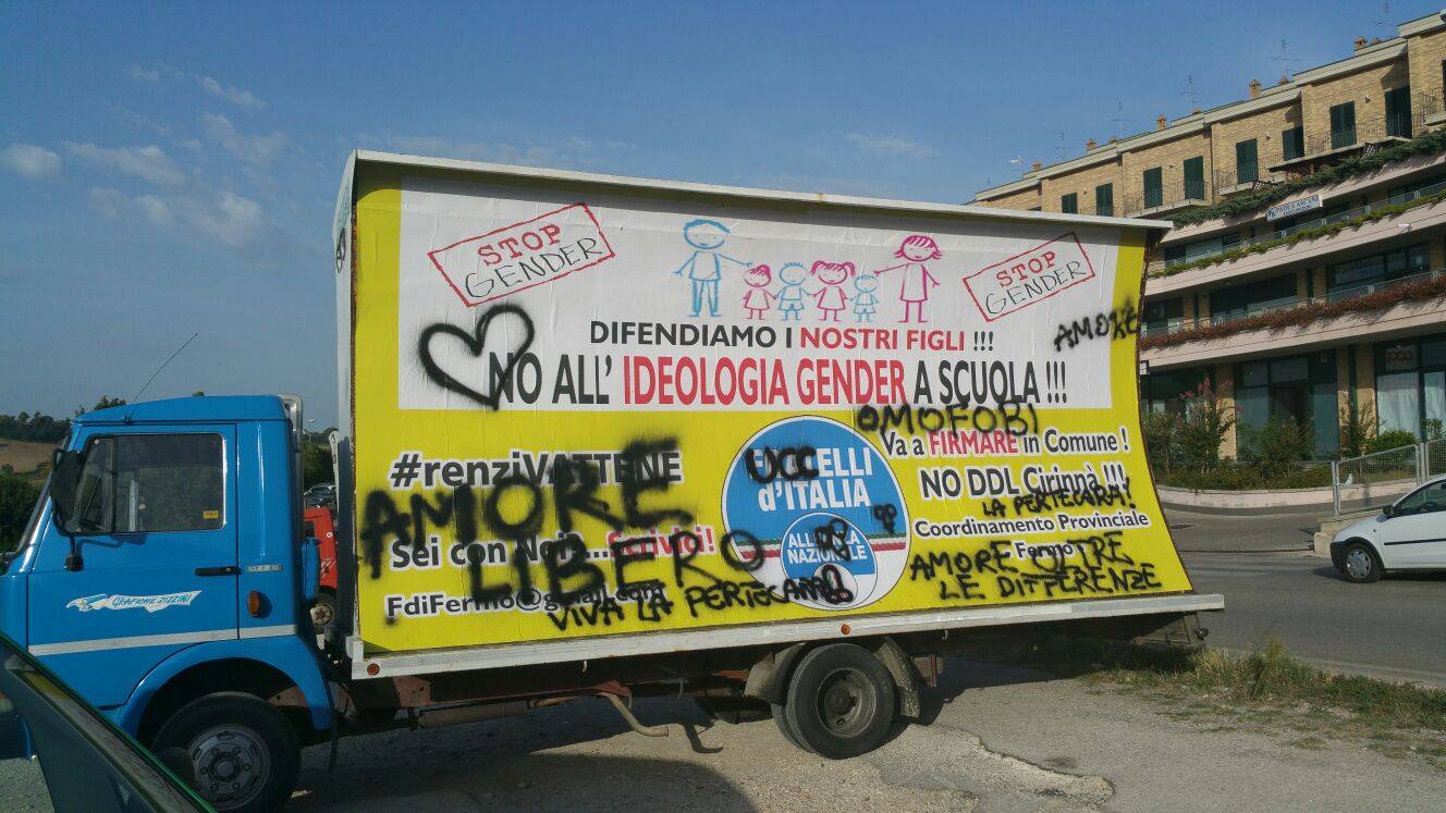 A Fermo attacco a Fratelli d’Italia per campagna contro il gender 1