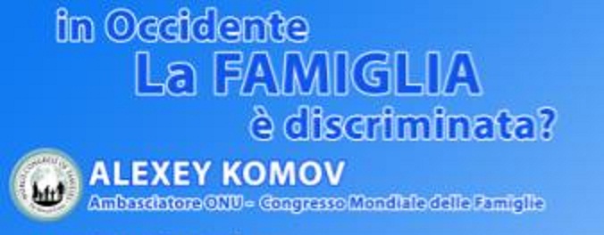 La famiglia è discriminata? – Alexey Komov e Pro Vita a Torino 1