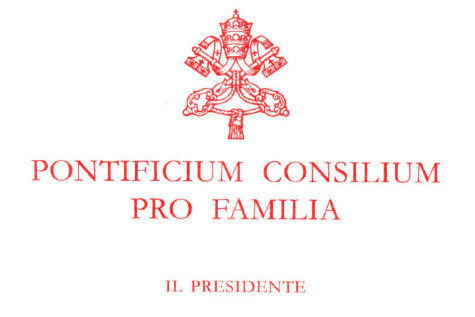 Pontificio Consiglio per la Famiglia promuove manifestazione del 20-6 1